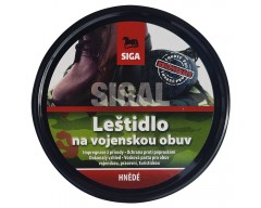 SiGa Leštidlo na vojenskou obuv hnědé, 100 g